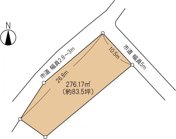 銚子市芦崎町　土地 区画図 