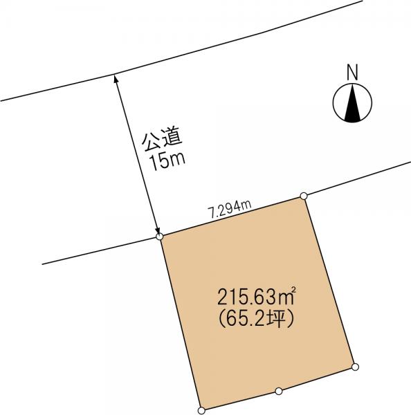 銚子市豊里台1丁目　土地 区画図 