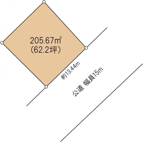 銚子市豊里台2丁目　土地 区画図 