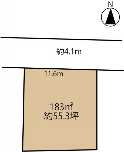 山武郡横芝光町宮川　土地 区画図 