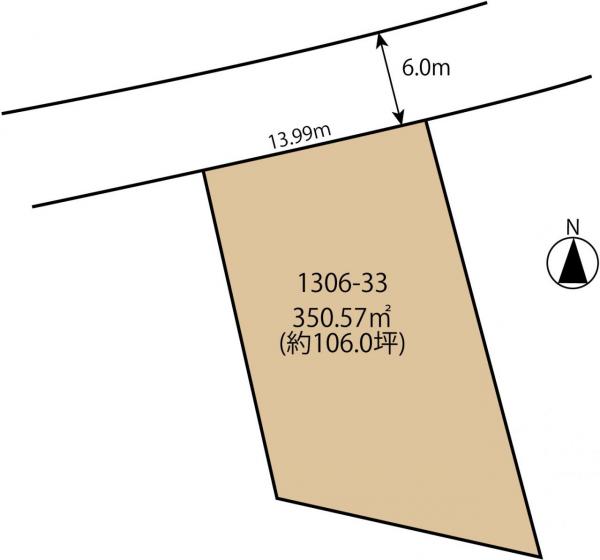 銚子市豊里台1丁目　土地 区画図 