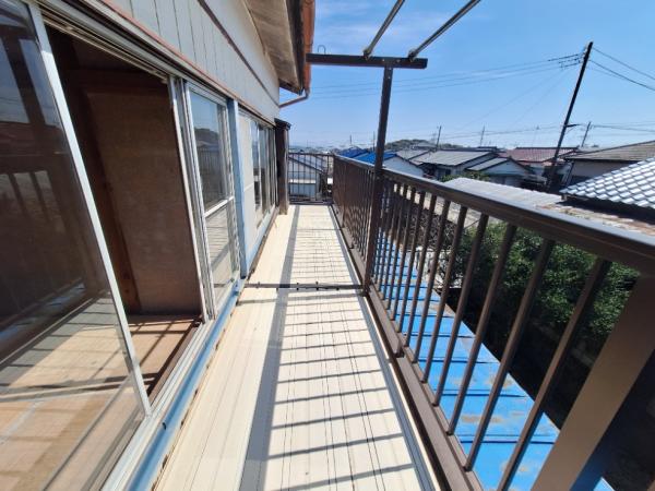 潮来市大山　中古戸建 バルコニー 
