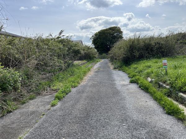 山武郡横芝光町屋形　土地 前面道路含む現地写真 