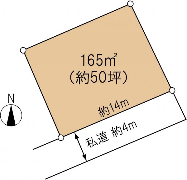 山武郡横芝光町宮川　土地 区画図 