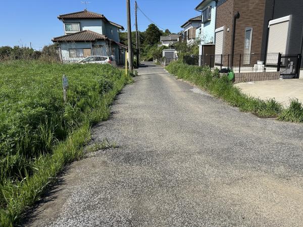 山武郡横芝光町宮川　土地 前面道路含む現地写真 