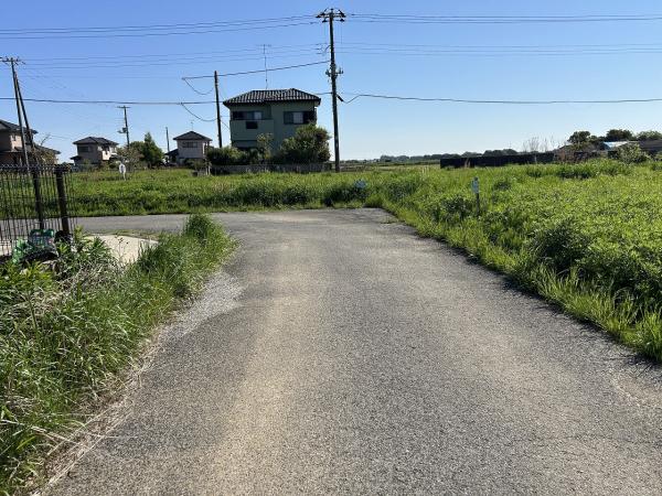 山武郡横芝光町宮川　土地 前面道路含む現地写真 