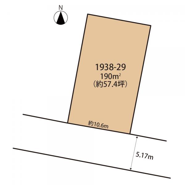 山武市埴谷　土地 区画図 