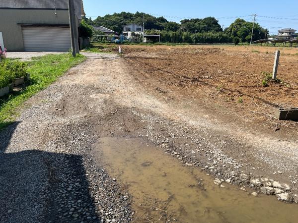 旭市倉橋　土地 前面道路含む現地写真 