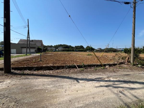 旭市倉橋　土地 前面道路含む現地写真 