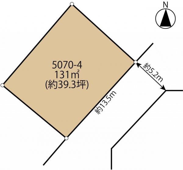 山武郡横芝光町屋形　土地 区画図 