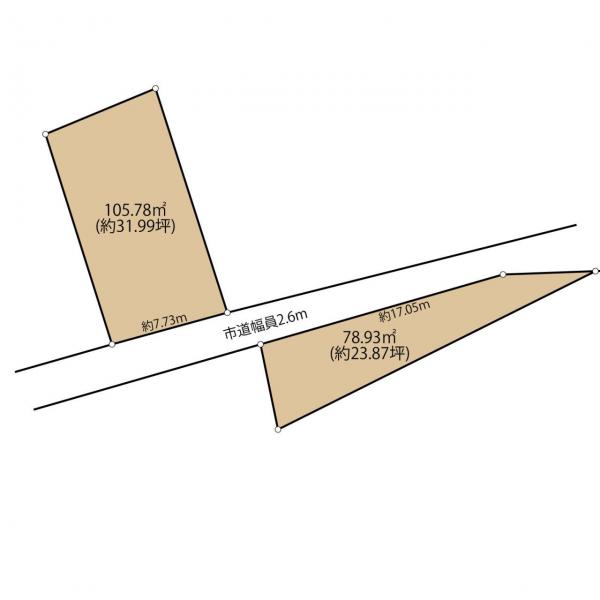旭市下永井　土地 区画図 