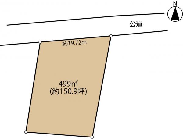 神栖市波崎　土地 区画図 