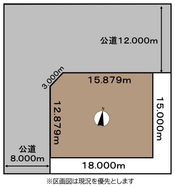 もみじ台南6丁目 区画図 