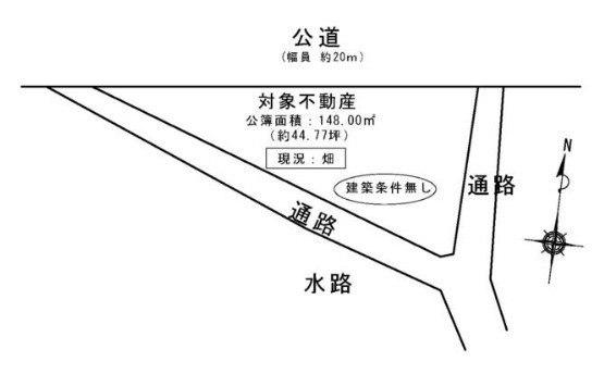 土地 蒲郡市形原町天神裏49-1 名鉄蒲郡線三河鹿島駅 498万円