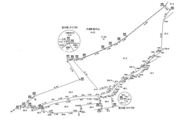 1112　蒲郡市大塚町西島売土地 土地図面