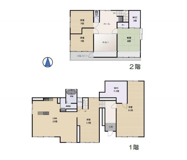 中古戸建 比企郡鳩山町大字小用 東武越生線川角駅 2,580万円