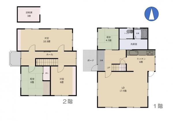 中古戸建 白岡市下野田 JR東北本線（宇都宮線）白岡駅 1,280万円