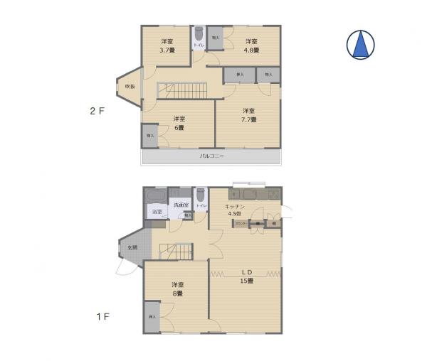 中古戸建 行田市大字下忍 秩父鉄道行田市駅 1,280万円