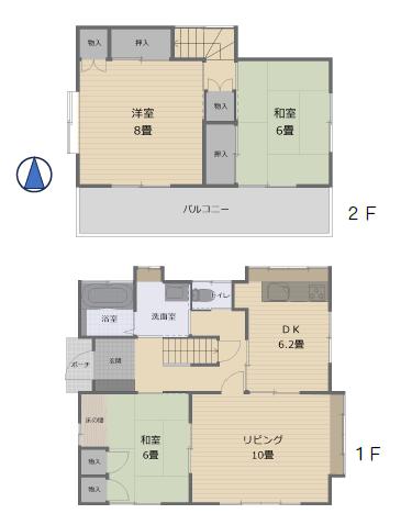 中古戸建 南埼玉郡宮代町字東 東武伊勢崎線姫宮駅 698万円