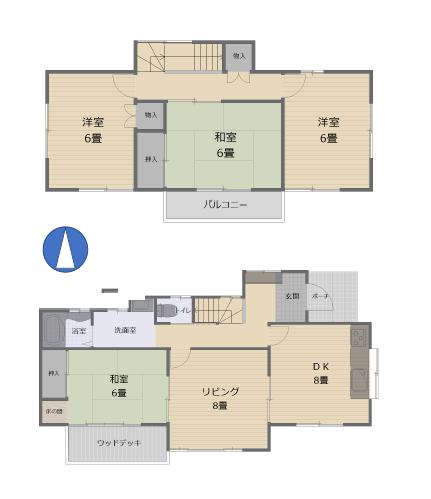 中古戸建 比企郡吉見町東野５丁目 JR高崎線鴻巣駅 780万円