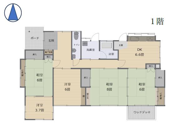 中古戸建 行田市桜町１丁目 秩父鉄道東行田駅 398万円