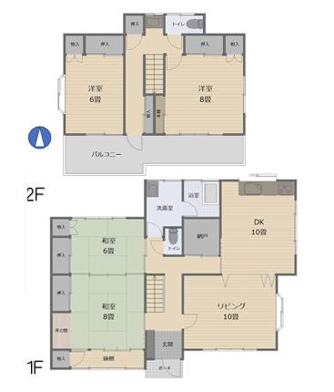 中古戸建 比企郡吉見町大字下細谷 東武東上線東松山駅 1,980万円