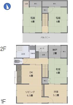 中古戸建 久喜市菖蒲町下栢間 埼玉新都市交通伊奈線内宿駅 398万円