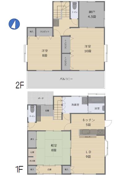 中古戸建 鴻巣市鎌塚５丁目 JR高崎線吹上駅 1,680万円