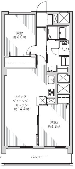 中古マンション 札幌市豊平区中の島一条1丁目 札幌市南北線中の島駅 1590万円