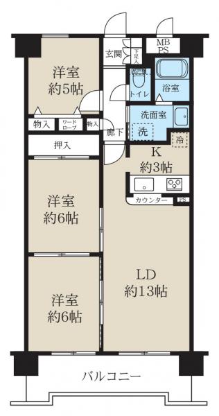 中古マンション 札幌市白石区本通3丁目北 JR函館本線白石駅 1780万円