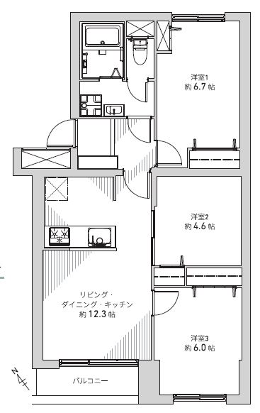 中古マンション 札幌市白石区平和通2丁目北 JR函館本線白石駅 1390万円