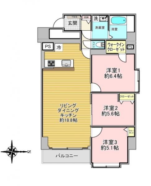 中古マンション 札幌市中央区南十三条西1丁目 札幌市南北線幌平橋駅 1790万円