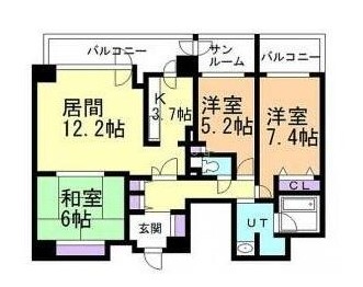 中古マンション 札幌市白石区本通5丁目南 札幌市東西線南郷7丁目駅 1990万円