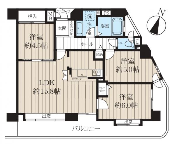 中古マンション 札幌市中央区北二条西２２丁目 札幌市東西線円山公園駅 3,180万円
