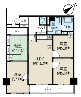 中古マンション 札幌市白石区東札幌三条２丁目 札幌市東西線東札幌駅 1,590万円