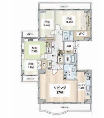 中古マンション 札幌市北区あいの里二条6丁目 JR札沼線あいの里教育大駅 1,690万円