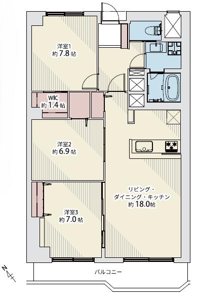 中古マンション 札幌市中央区北六条西２５丁目 札幌市東西線西２８丁目駅 2,490万円