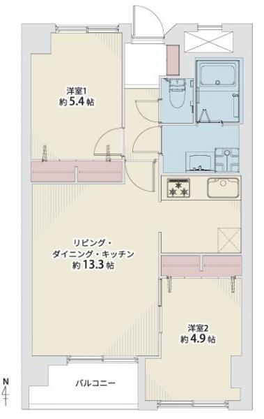 中古マンション 札幌市中央区南四条西１３丁目 札幌市軌道線西線６条駅 1,890万円