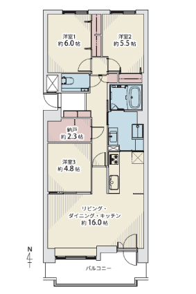 中古マンション 札幌市中央区南八条西６丁目 札幌市南北線中島公園駅 3,590万円