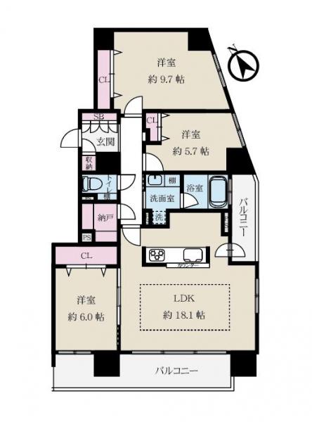 中古マンション 札幌市白石区南郷通２丁目北 JR函館本線白石駅 4,080万円