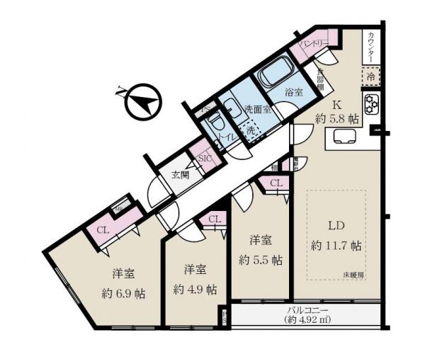 中古マンション 札幌市南区南三十一条西１０丁目 JR函館本線札幌駅 2,500万円