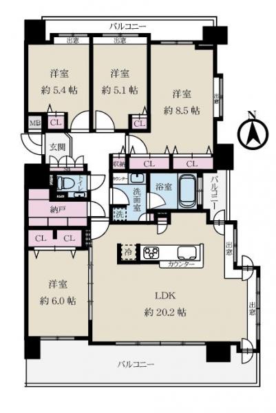 中古マンション 札幌市手稲区曙二条２丁目 JR函館本線手稲駅 3,670万円