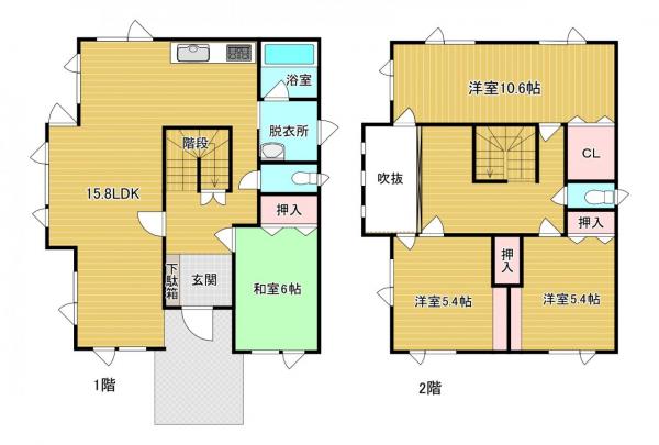 中古戸建 北広島市西の里東１丁目 札幌市東西線大谷地駅 1,800万円