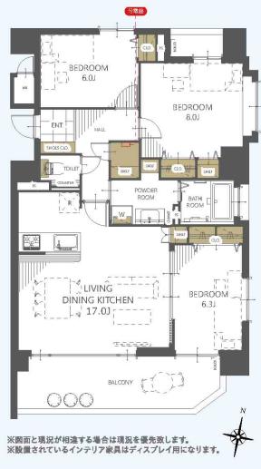 中古マンション 札幌市中央区南十三条西２１丁目 札幌市軌道線西線１４条駅 4,390万円