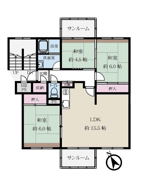 中古マンション 札幌市南区真駒内柏丘１丁目 札幌市南北線真駒内駅 290万円