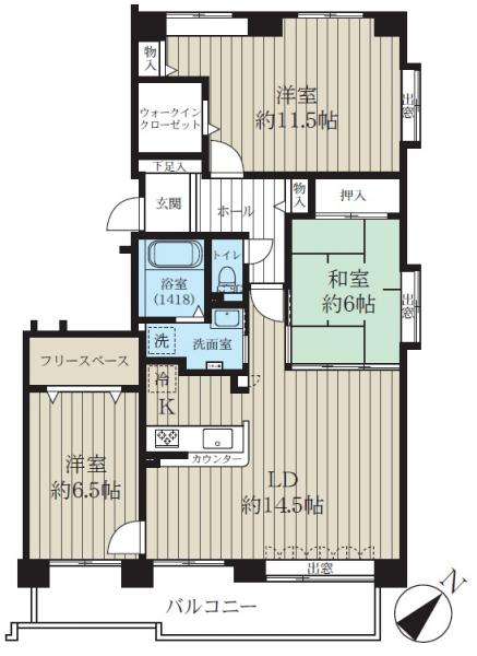 中古マンション 札幌市白石区本通１７丁目北 札幌市東西線南郷１８丁目駅 2,480万円