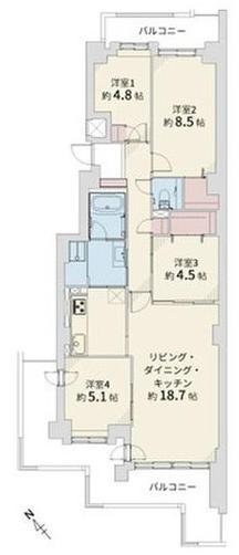 中古マンション 札幌市中央区宮の森三条７丁目 札幌市東西線西２８丁目駅 3,590万円