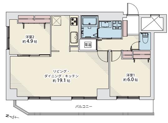 中古マンション 札幌市中央区南十三条西１０丁目 札幌市軌道線行啓通駅 1,790万円