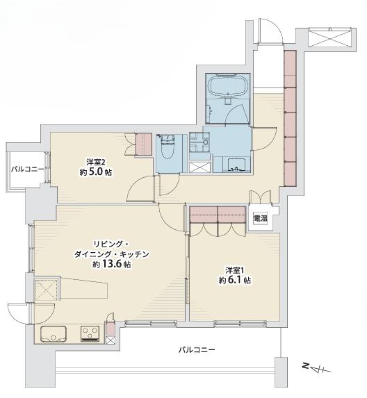 中古マンション 札幌市中央区北五条東２丁目 JR函館本線札幌駅 4,490万円
