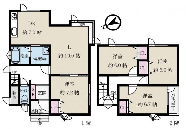 中古戸建 札幌市東区東苗穂八条２丁目 札幌市東豊線環状通東駅 2,590万円